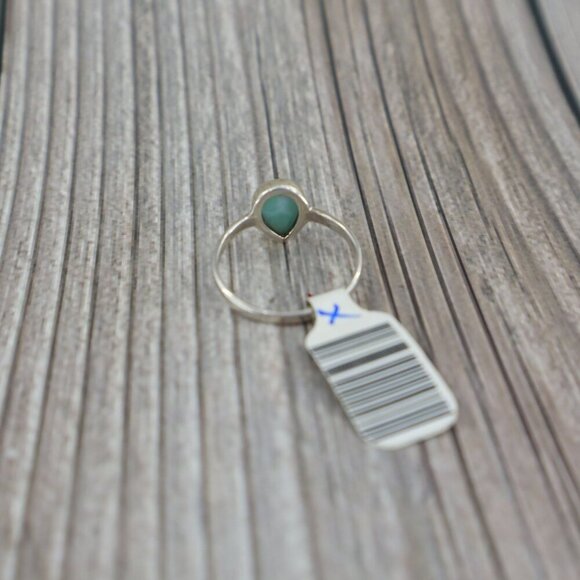 Mesa Ring Larimar Womens Silver Boho Bohemian Gypsy Dainty Gift  Present Holiday - Picture 6 of 15